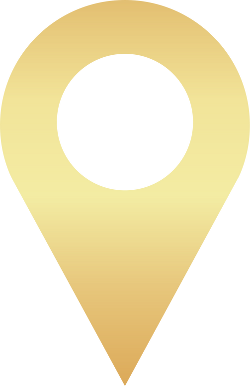 Gold Location Pin Icon